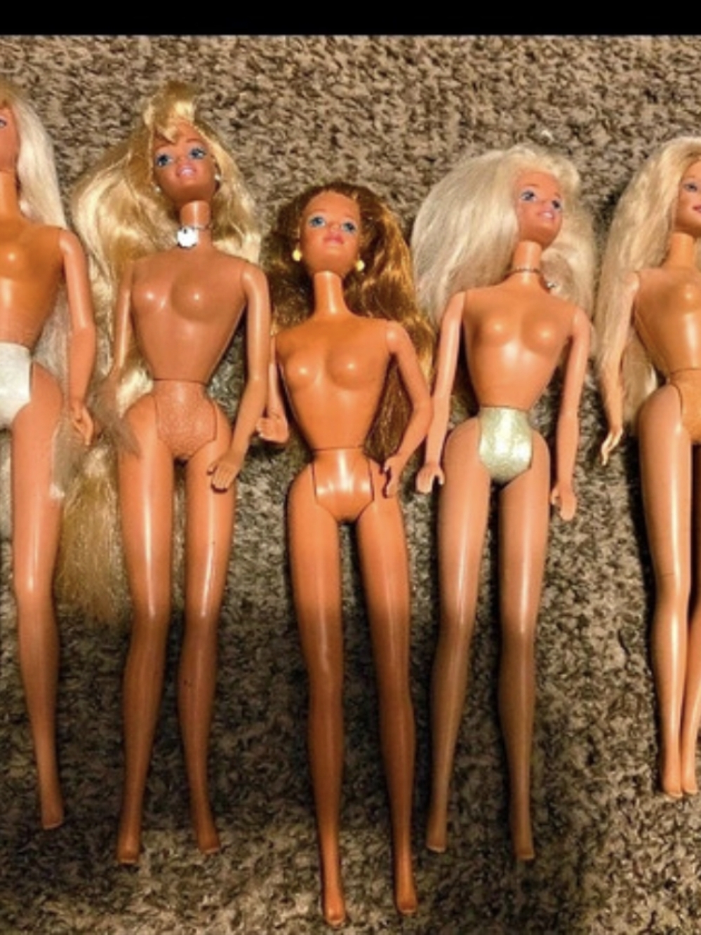 Mattel Lot of 5 Fashion Dolls